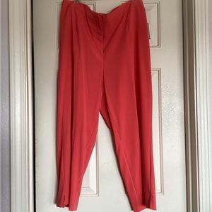 Women’s orange capri pants. Size 16. NWT Sag Harbor